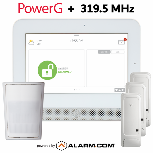 IQ5 Hub Wireless PowerG and 319.5 MHz Security Systems