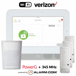 IQH5017-345KIT - IQ5 Hub Dual-Path Wi-Fi/Cellular Verizon LTE Wireless PowerG and 345 MHz Security System (Powered by Alarm.com)