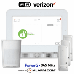 IQH5017-345KIT - IQ5 Hub Dual-Path Wi-Fi/Cellular Verizon LTE Wireless PowerG and 345 MHz Security System (Powered by Alarm.com)