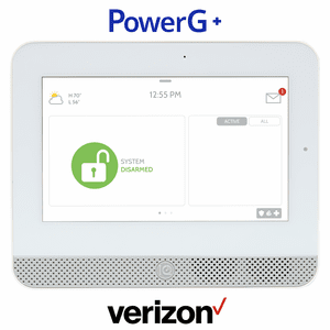 IQH5017 - IQ Panel 5 Hub Wireless Touchscreen Security Alarm Control Panel for PowerG 915 MHz Sensors (Built-In Alarm.com Cellular Verizon LTE and Wi-Fi Communicator)