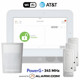 IQH5018-345KIT - IQ5 Hub Dual-Path Wi-Fi/Cellular AT&T LTE Wireless PowerG and 345 MHz Security System (Powered by Alarm.com)