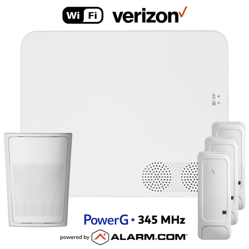 IQN5017-345KIT - IQ5 NS Dual-Path Wi-Fi/Cellular Verizon LTE Wireless PowerG and 345 MHz Security System (Powered by Alarm.com)