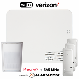 IQN5017-345KIT - IQ5 NS Dual-Path Wi-Fi/Cellular Verizon LTE Wireless PowerG and 345 MHz Security System (Powered by Alarm.com)