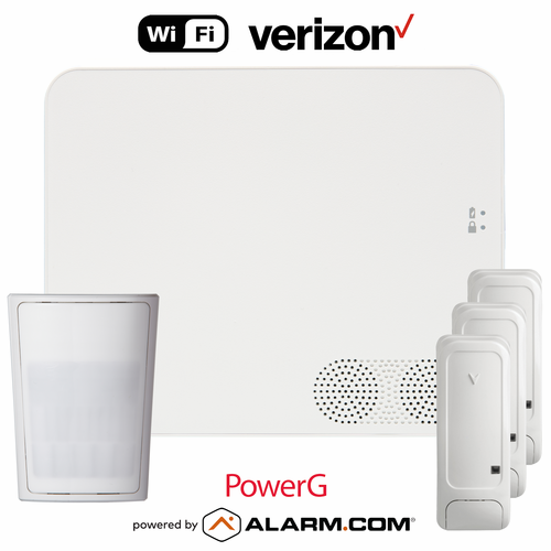 IQN5017-PGKIT - IQ5 NS Dual-Path Wi-Fi/Cellular Verizon LTE Wireless PowerG Security System (Powered by Alarm.com)