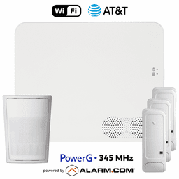 IQN5018-345KIT - IQ5 NS Dual-Path Wi-Fi/Cellular AT&T LTE Wireless PowerG and 345 MHz Security System (Powered by Alarm.com)