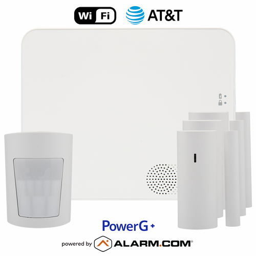 IQN5018-PGPKIT - IQ5 NS Dual-Path Wi-Fi/Cellular AT&T LTE Wireless PowerG+ Security System (Powered by Alarm.com)