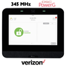 IQP4003BLK - Qolsys IQ Panel 4 Black Wireless Touchscreen Control Panel for PowerG and Legacy 345 MHz Sensors (Built-In Alarm.com Cellular Verizon LTE Communicator)