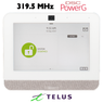 IQP4007 - Qolsys IQ Panel 4 Wireless Touchscreen Control Panel for PowerG, S-Line and Legacy 319.5 MHz Sensors (Built-In Alarm.com Cellular TELUS LTE Communicator)