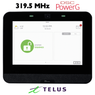 IQP4007BLK - Qolsys IQ Panel 4 Black Wireless Touchscreen Control Panel for PowerG, S-Line and Legacy 319.5 MHz Sensors (Built-In Alarm.com Cellular TELUS LTE Communicator)