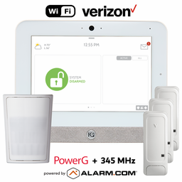 IQP5017-345KIT - IQ Panel 5 Dual-Path Wi-Fi/Cellular Verizon LTE Wireless PowerG and 345 MHz Security System (Powered by Alarm.com)