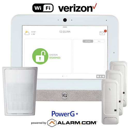 IQP5017-PGKIT - IQ Panel 5 Dual-Path Wi-Fi/Cellular Verizon LTE Wireless PowerG Security System (Powered by Alarm.com)