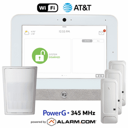 IQP5018-345KIT - IQ Panel 5 Dual-Path Wi-Fi/Cellular AT&T LTE Wireless PowerG and 345 MHz Security System (Powered by Alarm.com)