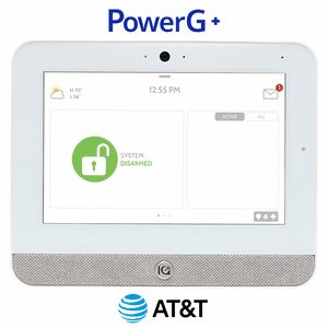 IQP5018 - IQ Panel 5 Wireless Touchscreen Security Alarm Control Panel for PowerG 915 MHz Sensors (Built-In Alarm.com Cellular AT&T LTE and Wi-Fi Communicator)