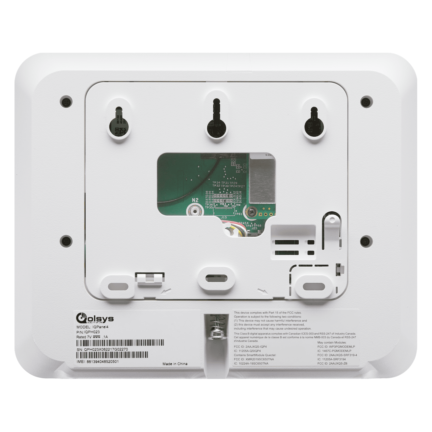 IQPH052 Qolsys IQ4 Wireless Home Hub for Legacy 345 MHz Sensors