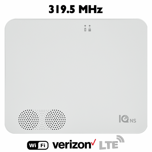 IQPK082 - Qolsys IQ4 NS No Screen Wireless Home Hub for 319.5 MHz Sensors (Built-In Alarm.com Dual-Path Wi-Fi/Cellular Verizon LTE Communicator)