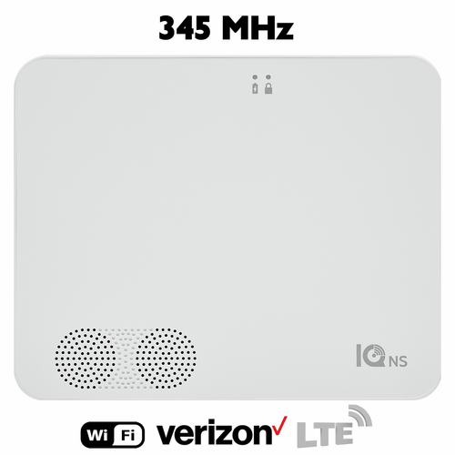 IQPK084 - Qolsys IQ4 NS No Screen Wireless Home Hub for 345 MHz Sensors (Built-In Alarm.com Dual-Path Wi-Fi/Cellular Verizon LTE Communicator)