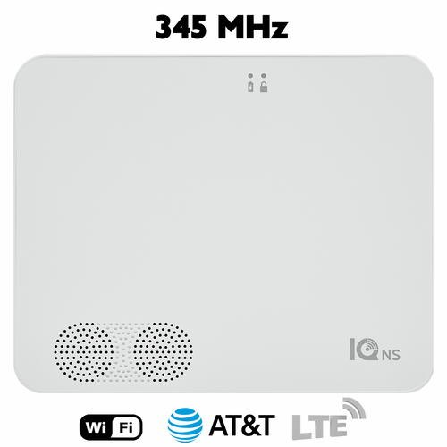 IQPK085 - Qolsys IQ4 NS No Screen Wireless Home Hub for 345 MHz Sensors (Built-In Alarm.com Dual-Path Wi-Fi/Cellular AT&T LTE Communicator)