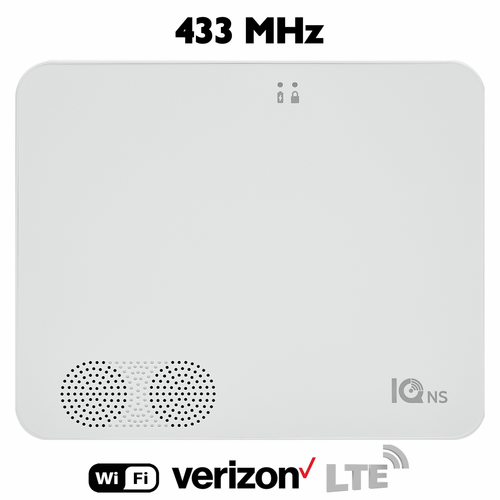 IQPK086 - Qolsys IQ4 NS No Screen Wireless Home Hub for 433 MHz Sensors (Built-In Alarm.com Dual-Path Wi-Fi/Cellular Verizon LTE Communicator)