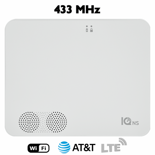 IQPK087 - Qolsys IQ4 NS No Screen Wireless Home Hub for 433 MHz Sensors (Built-In Alarm.com Dual-Path Wi-Fi/Cellular AT&T LTE Communicator)