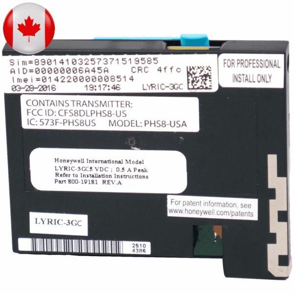 LYRICLTE-C - Resideo Honeywell Home Cellular Bell Canada LTE Alarm Communicator (for Lyric Controller LCP500-LC)