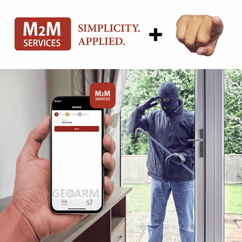 M2M Burglary Intrusion DIY Home Alarm Monitoring Services