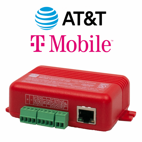 MQ03-LTE-FIRE - M2M Universal Multi-Band Dual-Path LAN/AT&T/T-Mobile LTE Commercial Fire Alarm Communicator (Compatible with Most Panels)