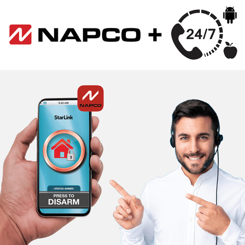 Napco Burglary Intrusion Interactive PRO 24/7 Alarm Monitoring Services