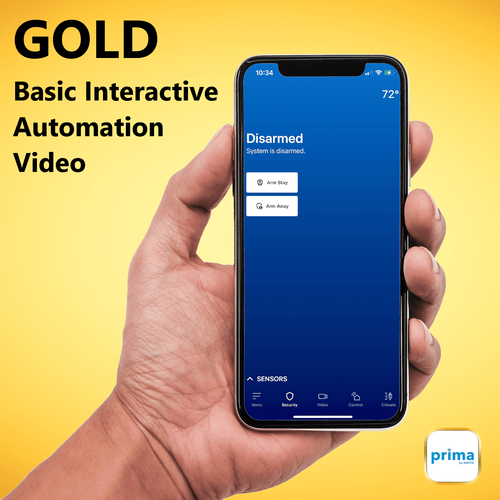 Napco Prima DIY WiFi Gold Interactive Business Alarm Monitoring Services (Powered by Prima App)