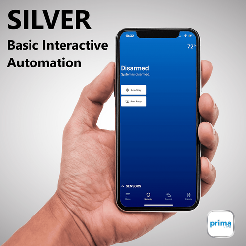 Napco Prima DIY WiFi Silver Interactive Business Alarm Monitoring Services (Powered by Prima App)
