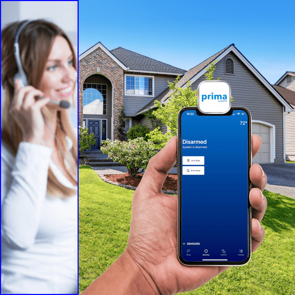 Napco Prima PRO Dual-Path Silver Interactive Home Alarm Monitoring Services (Powered by Prima App)