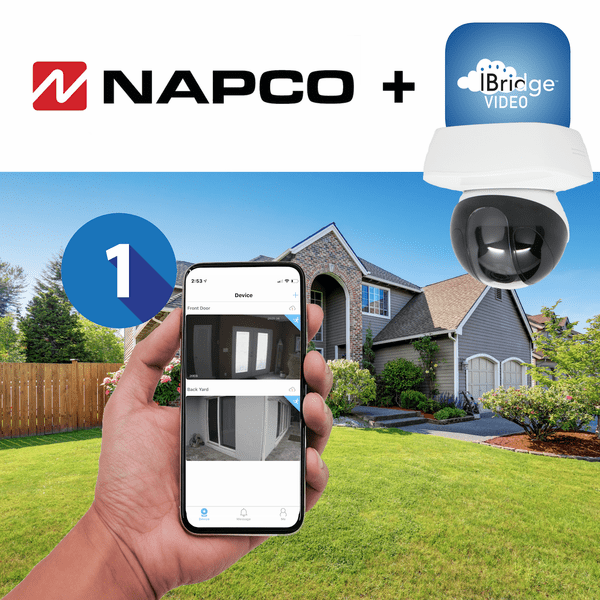 Napco 1 Standalone Home Security Camera Services (Powered by iBridgeVideo App)