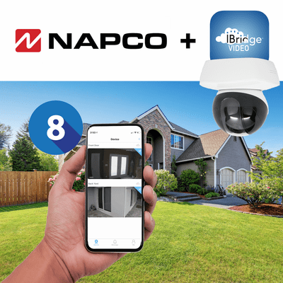 Napco Standalone Home Security Camera Services (Powered by iBridgeVideo  App)