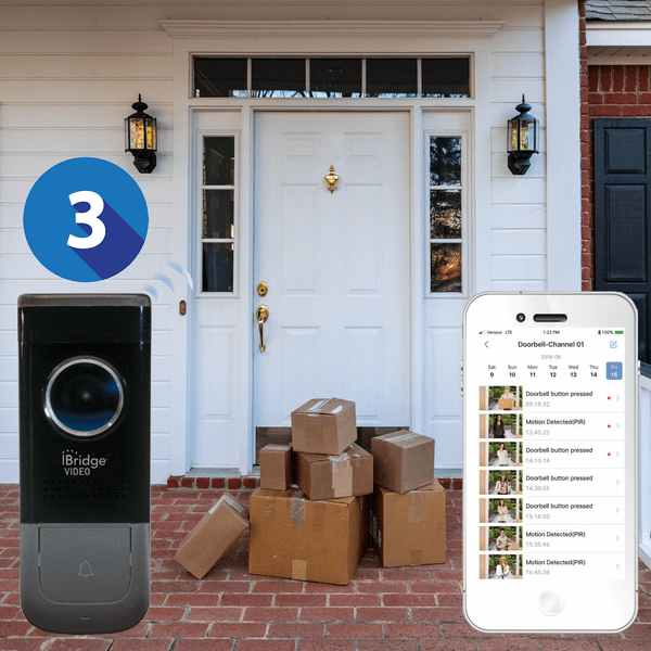Napco 3 Standalone Video Doorbell Services (Powered by Napco iBridge App)