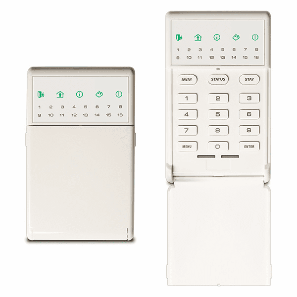NX-1815E - GE Interlogix NetworX Hardwired Voice Navigation White Alarm Keypad