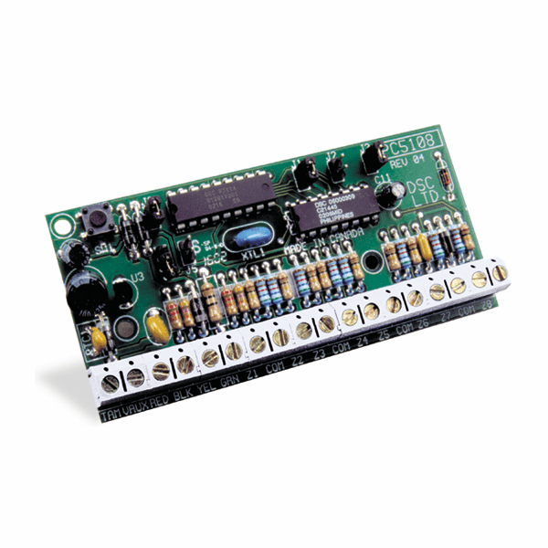 PC5108 - DSC Hardwired 8-Zone Alarm Expansion Module (for PowerSeries Control Panels)