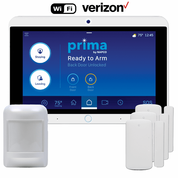 PKIT1V - Napco Prima Dual-Path WiFi/Cellular Verizon LTE Wireless Security System