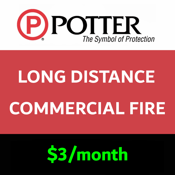 Potter Long Distance Phone Services (for Commercial Fire Alarm Systems)