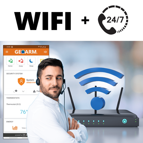 PRO Interactive Wi-Fi Alarm Monitoring Services