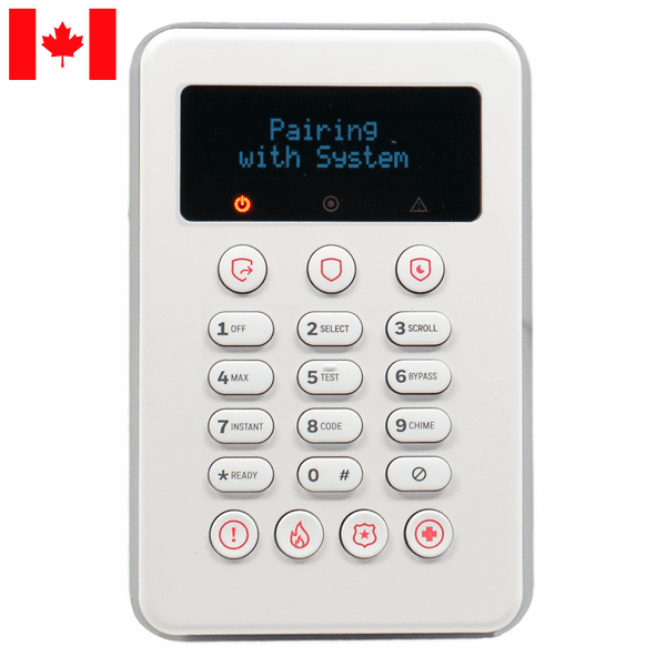 PROSiXLCDKCN - Resideo Honeywell Home Wireless Touchpad Alarm Keypad (for ProSeries Canada Control Panels)