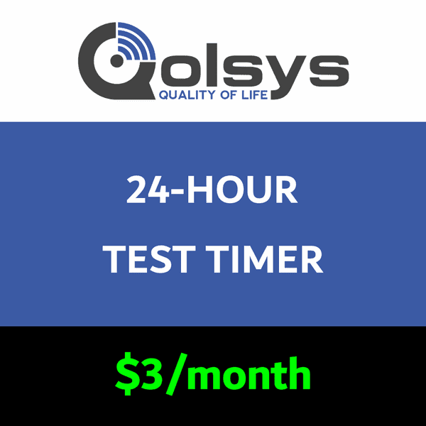 Qolsys 24-Hour Test Timer Services