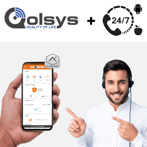 Qolsys Burglary Intrusion Interactive PRO 24/7 Alarm Monitoring Services