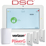 Qolsys IQ Panel 2 Plus Dual-Path WiFi/Cellular Verizon LTE Wireless Security System for PowerG and DSC 433 MHz Sensors (Powered by Alarm.com)