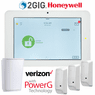 Qolsys IQ Panel 2 Plus Dual-Path WiFi/Cellular Verizon LTE Wireless Security System for PowerG and 2GIG/Honeywell 345 MHz Sensors (Powered by Alarm.com)