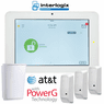 QS9202-1208-840-KIT - Qolsys IQ Panel 2 Plus Dual-Path WiFi/Cellular AT&T LTE Wireless Security System for PowerG, S-Line and Interlogix 319.5 MHz Sensors (Powered by Alarm.com)