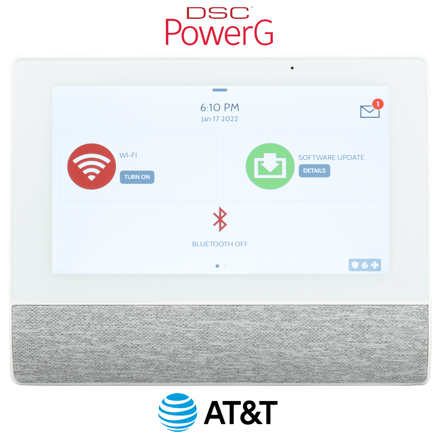 QS93020208840 Qolsys IQ Hub Wireless Touchscreen Control Panel for