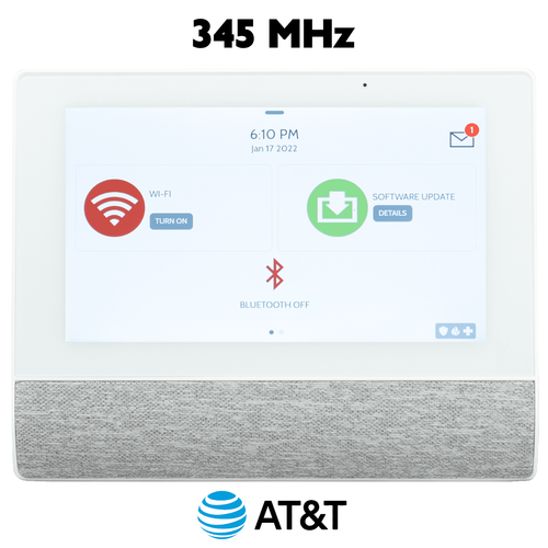 QS9302-5200-840 - Qolsys IQ Hub Wireless Touchscreen Control Panel for Legacy 345 MHz Sensors (Built-In Alarm.com Cellular AT&T LTE Communicator)