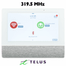 QS9307-1200-124 - Qolsys IQ Hub Wireless Touchscreen Control Panel for Legacy 319 MHz Sensors (Built-In Alarm.com Cellular Telus LTE Communicator)