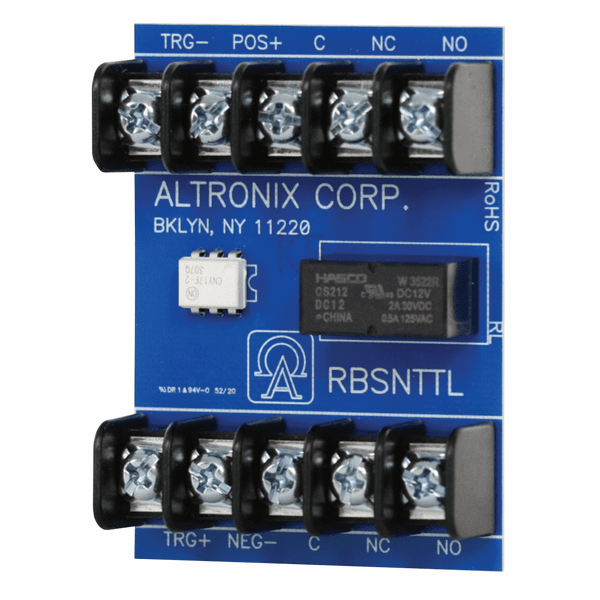 Rbsn RBSNTTL - Altronix Relay Module, 12-24VDC @ 1A/2A