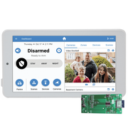 RE667W-R - Alula Wireless Slimline Touchscreen White Alarm Keypad with WiFi DeviceLink Card (for Connect+ Panel)