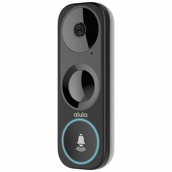 RE703 - Alula Connect+ 1080p HD WiFi Video Doorbell Camera (in Black)